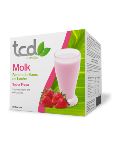 TCD MOLK SABOR FRESA PROTEINADA 30 SOBRES