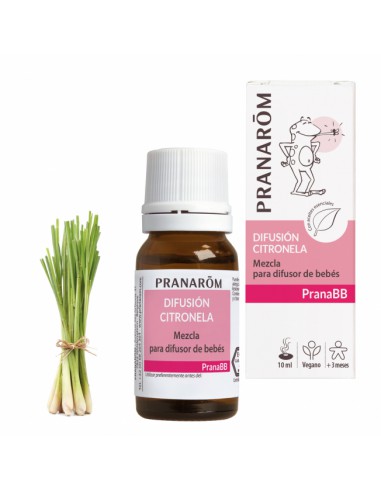 PRANAROM PRANABB DIFUSION CITRONELA BIO 10 ML