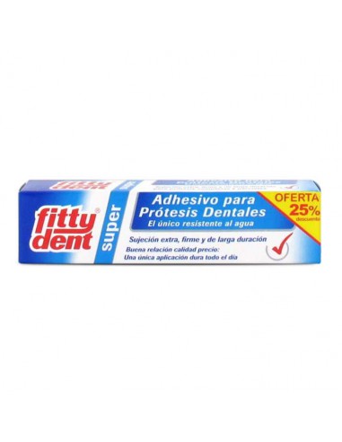 FITTYDENT SUPERADHESIVO PROTESIS DENTAL ADHESIVO