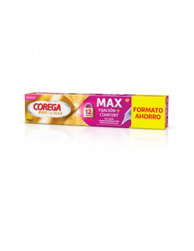 COREGA MAX FIJACION + CONFORT 1 TUBO 70 G SIN SA